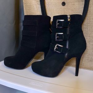 Women’s Micro suede high heel boots